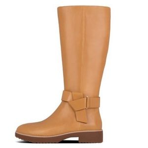 Flipflop Leather Ankle Knot Knee High Riding Boot Size 6